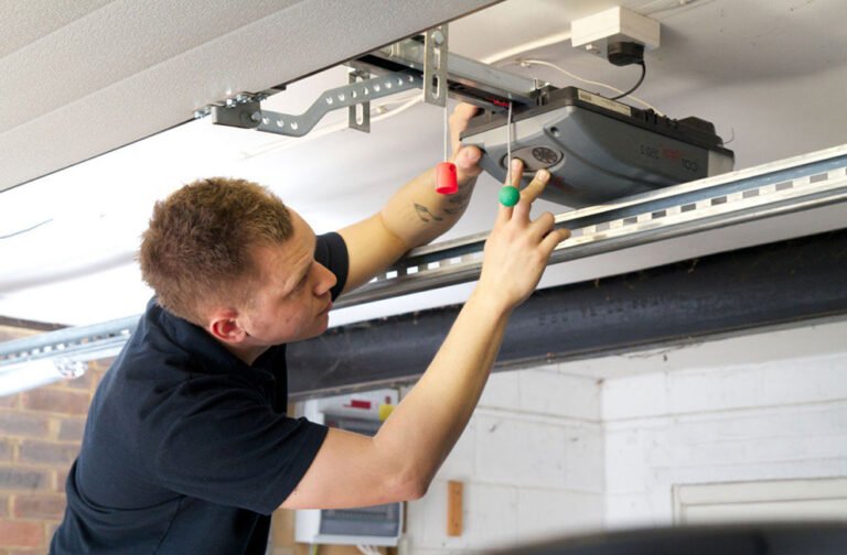 Garage door off track repair​
