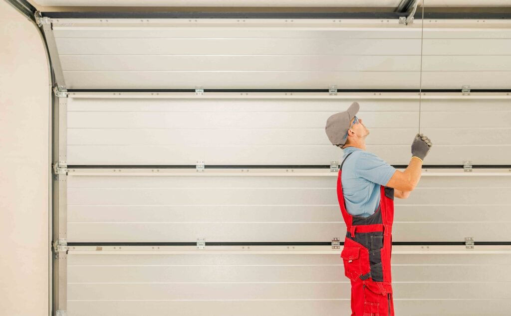 Installing garage door