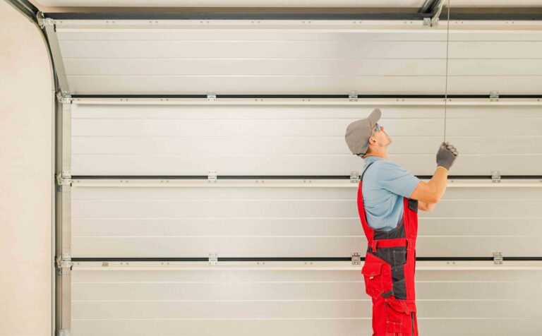 Installing garage door