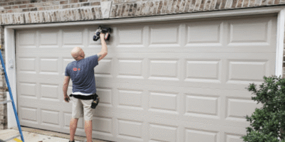 Garage door off track repair​
