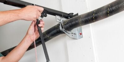 Garage door cable repair