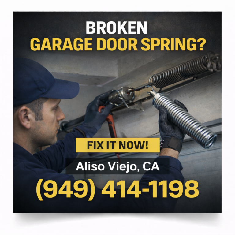 Broken Garage Door Spring?