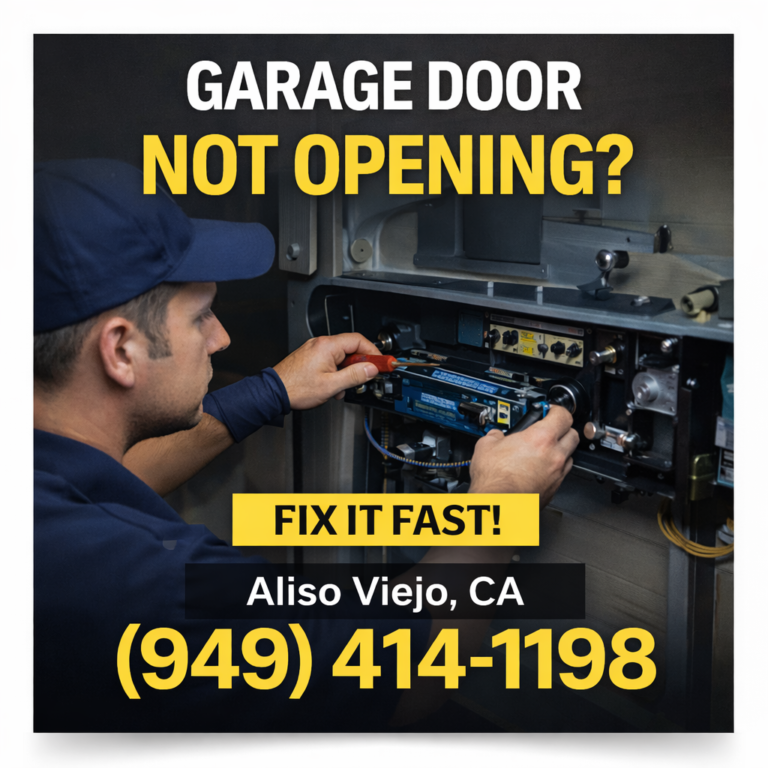 Garage Door Not Opening?